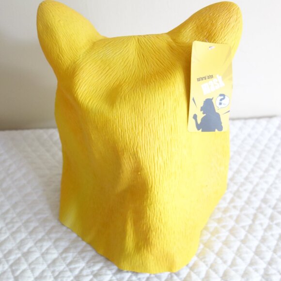 NWT CREEPY PARTY Natural Latex Shiba Dog Ma - Picture 5 of 6